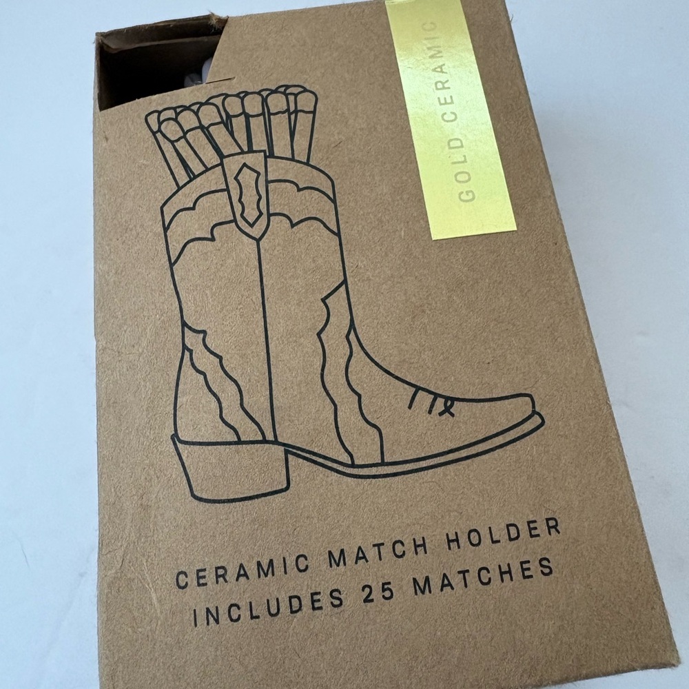 NWT Paddywax Cowboy Boot Match Holder - Picture 6 of 11